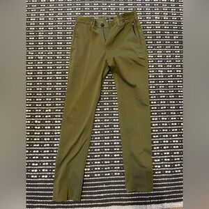 Hurley pants size 30 green Nike dri fit